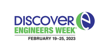 Discover Engineering: Engineers Week February 19-25, 2023 Horizontal Logo