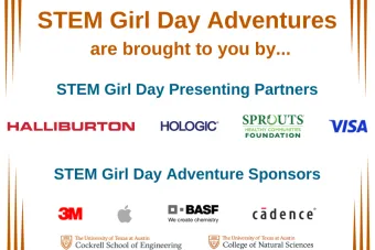 STEM Girl Day Adventures